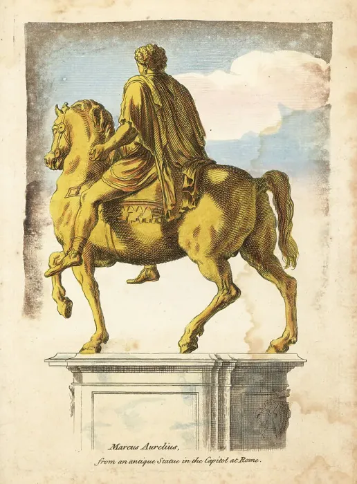 Framed Print : Equestrian statue of Roman Emperor Marcus Aurelius Framed Print : Equestrian statue of Roman Emperor Marcus Aurelius