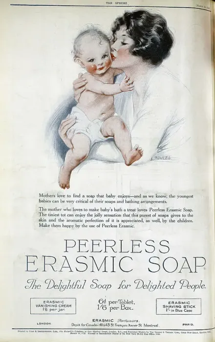 Framed Print : Erasmic soap advert Framed Print : Erasmic soap advert