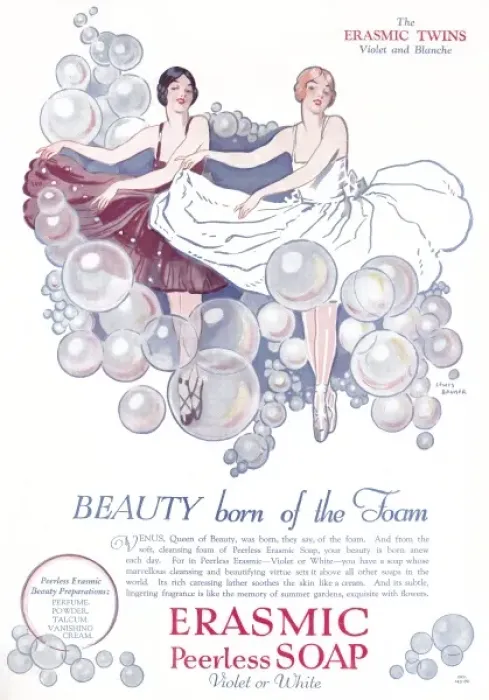 Framed Print : Erasmic Soap advert Framed Print : Erasmic Soap advert