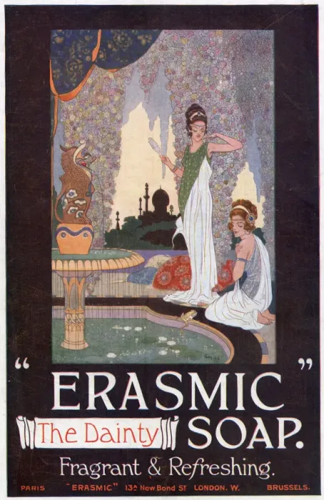 Framed Print : Erasmic Soap - fragrant and refreshing Date: 1920 Framed Print : Erasmic Soap - fragrant and refreshing Date: 1920