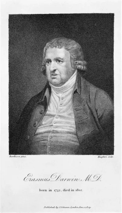 Framed Print : Erasmus Darwin (1732-1802) Framed Print : Erasmus Darwin (1732-1802)