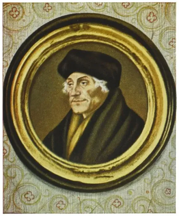 Framed Print : Erasmus / Holbein Miniatur Framed Print : Erasmus / Holbein Miniatur