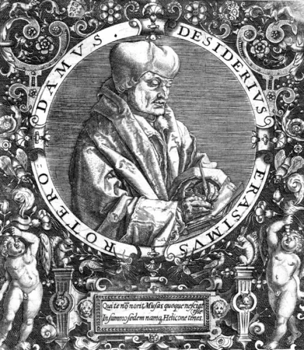 Framed Print : Erasmus / Ornate / Circle Framed Print : Erasmus / Ornate / Circle