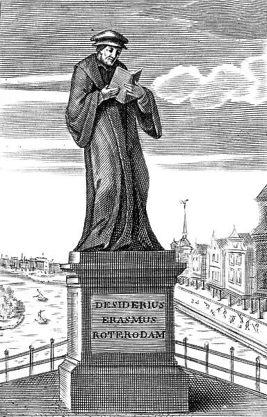 Erasmus  /  Statue