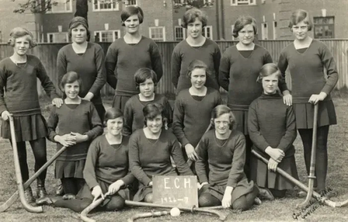 Framed Print : Erdington Cottage Homes Girls Hockey Team Framed Print : Erdington Cottage Homes Girls Hockey Team