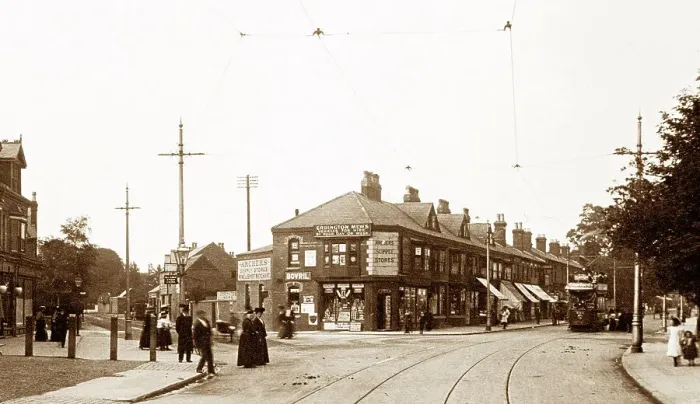 Framed Print : Erdington Six Ways Birmingham early 1900s Framed Print : Erdington Six Ways Birmingham early 1900s