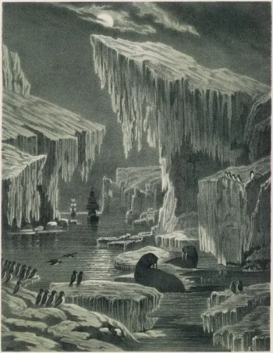 Framed Print : Erebus and Terror in search of the Northwest Passage Framed Print : Erebus and Terror in search of the Northwest Passage