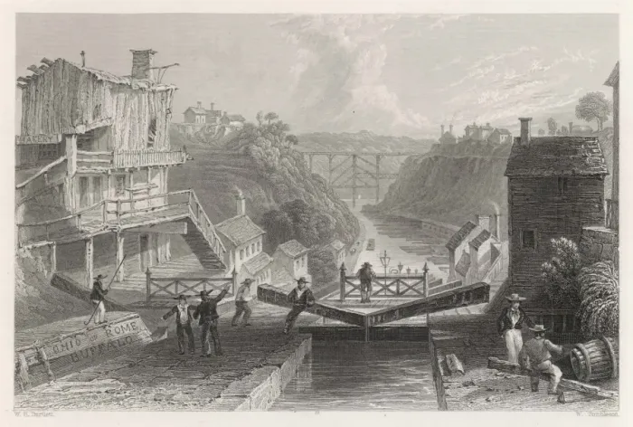 Framed Print : Erie Canal, USA Framed Print : Erie Canal, USA