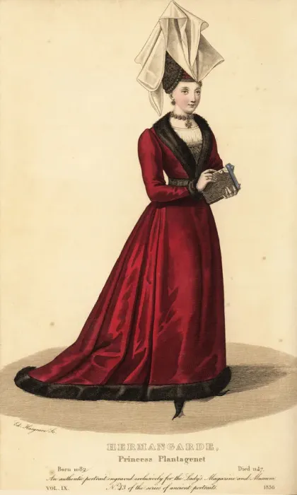 Framed Print : Ermengarde, Princess Plantagenet, 1082-1147 Framed Print : Ermengarde, Princess Plantagenet, 1082-1147