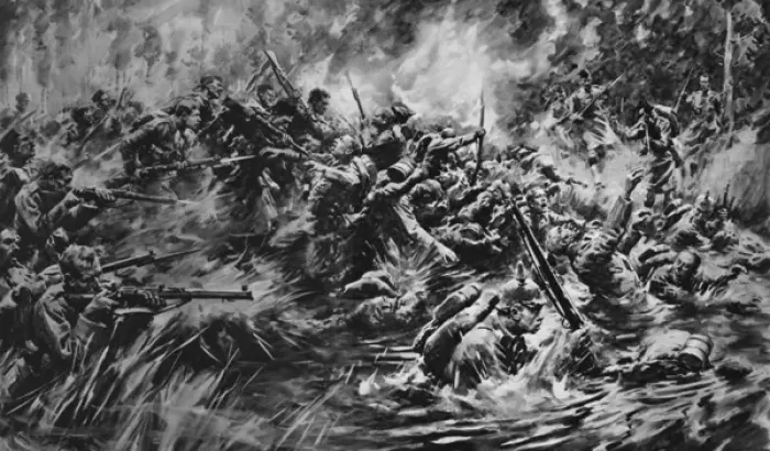 Framed Print : Ermenonville battle 1914 Framed Print : Ermenonville battle 1914