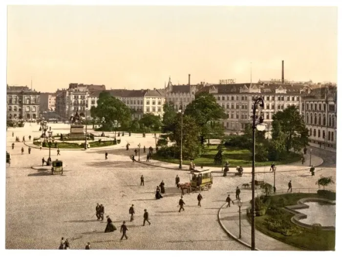 Framed Print : Ernest-August Square, Hanover, Hanover, Germany Framed Print : Ernest-August Square, Hanover, Hanover, Germany