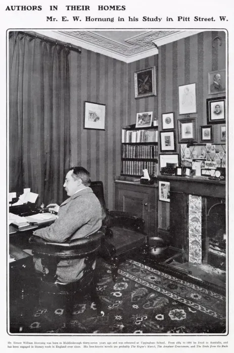 Framed Print : Ernest William Hornung (1866 - 1921), English writer, creator of Raffles Framed Print : Ernest William Hornung (1866 - 1921), English writer, creator of Raffles