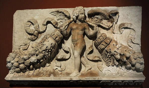 Eros. Roman relief