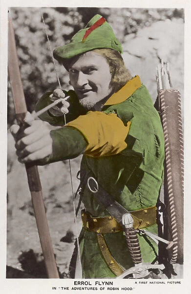 Erroll Flynn as Robin Hood