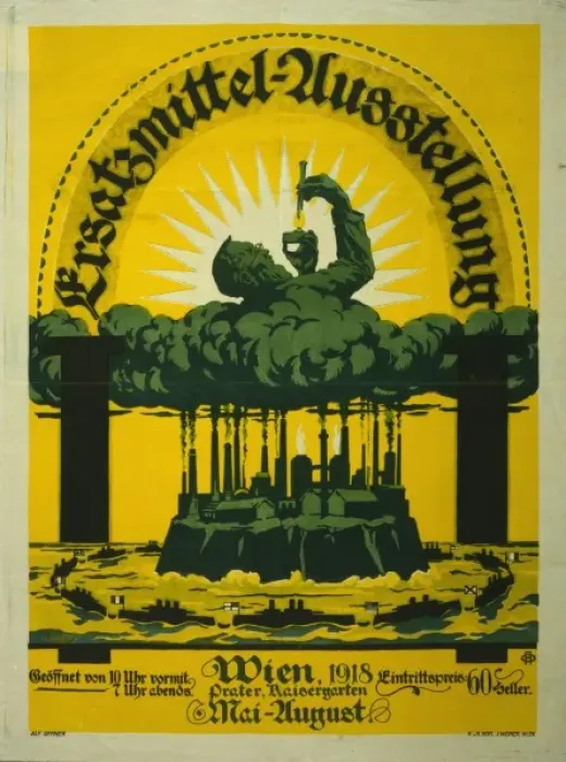 Framed Print : Ersatzmiddel-Ausstellung, Wien, 1918 Framed Print : Ersatzmiddel-Ausstellung, Wien, 1918