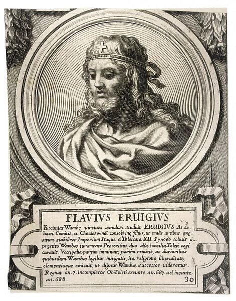 Ervigius  /  Visigothic King