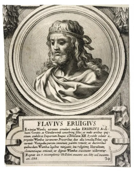 Framed Print : Ervigius / Visigothic King Framed Print : Ervigius / Visigothic King