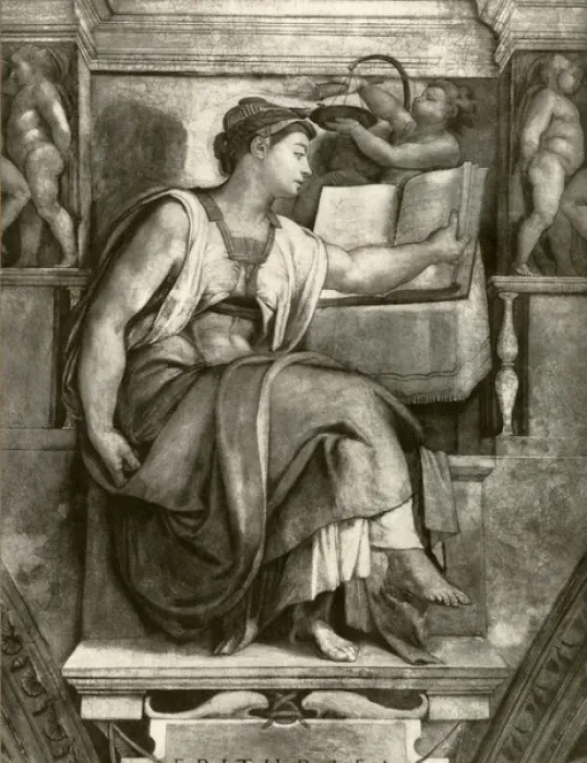 Framed Print : The Erythraen Sibyl Framed Print : The Erythraen Sibyl