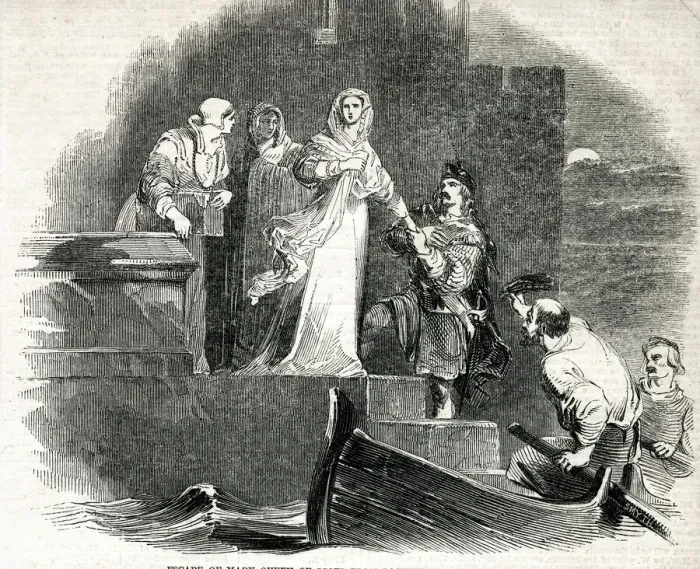 Framed Print : Escape of Mary Queen of Scots from Loch Leven Castle Framed Print : Escape of Mary Queen of Scots from Loch Leven Castle
