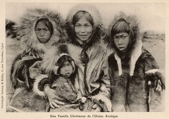 Framed Print : Eskimo Christian converts of the Arctic Ocean region Framed Print : Eskimo Christian converts of the Arctic Ocean region