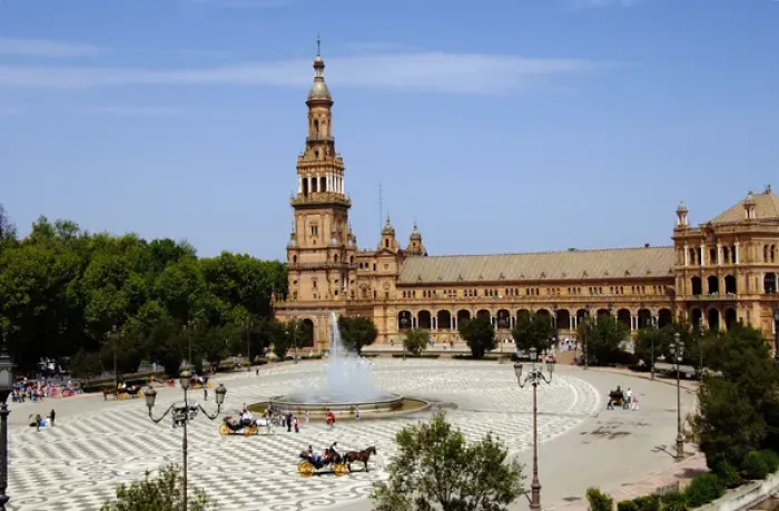 Framed Print : Espa?a. Andalusia. Seville. Spains Square Framed Print : Espa?a. Andalusia. Seville. Spains Square