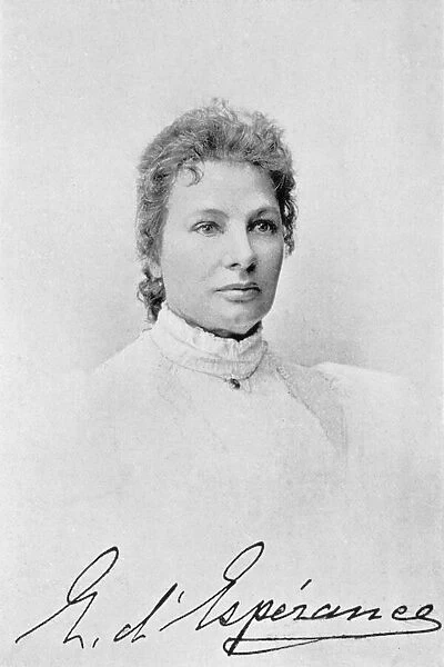 ESPERANCE. Elizabeth Hope, known as Elizabeth d Esperance medium Date: 1855 - 1919