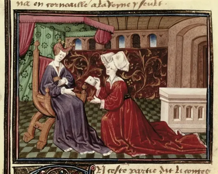 Framed Print : ESPINQUES, Everard de (15th c. ). Romance of Tristan Framed Print : ESPINQUES, Everard de (15th c. ). Romance of Tristan