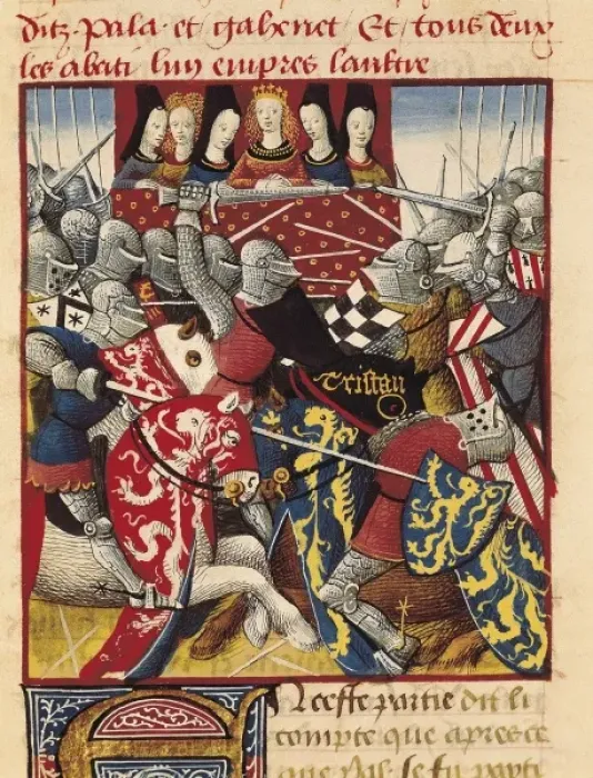 Framed Print : ESPINQUES, Everard de (15th c. ). Romance of Tristan Framed Print : ESPINQUES, Everard de (15th c. ). Romance of Tristan