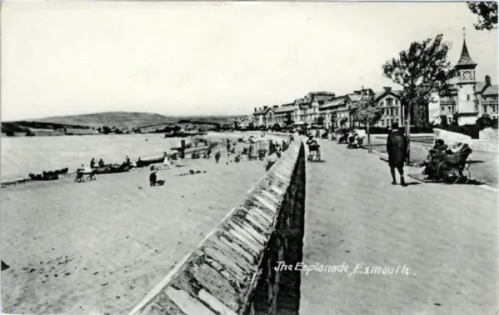 Framed Print : The Esplanade, Exmouth, Devon Framed Print : The Esplanade, Exmouth, Devon