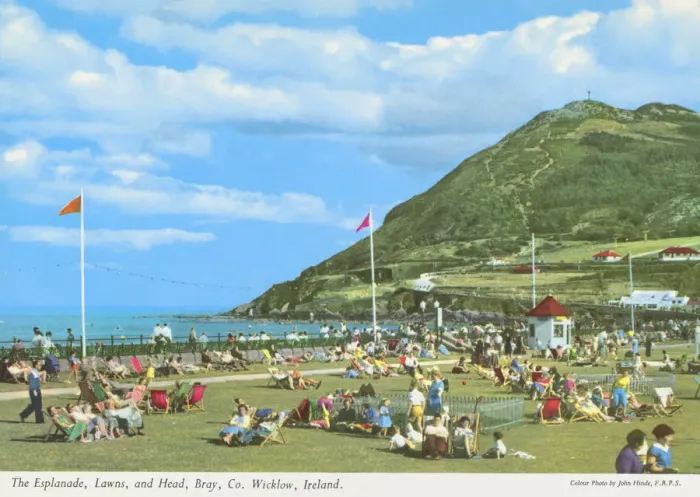 Framed Print : The Esplanade Lawns & Head Bray County Wicklow Framed Print : The Esplanade Lawns & Head Bray County Wicklow