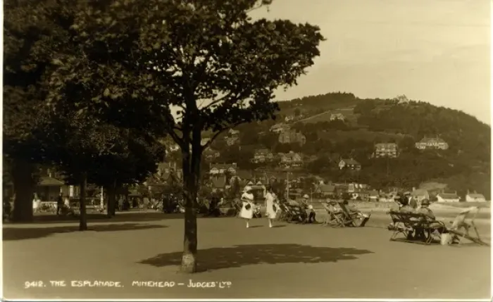 Framed Print : The Esplanade, Minehead, Somerset Framed Print : The Esplanade, Minehead, Somerset