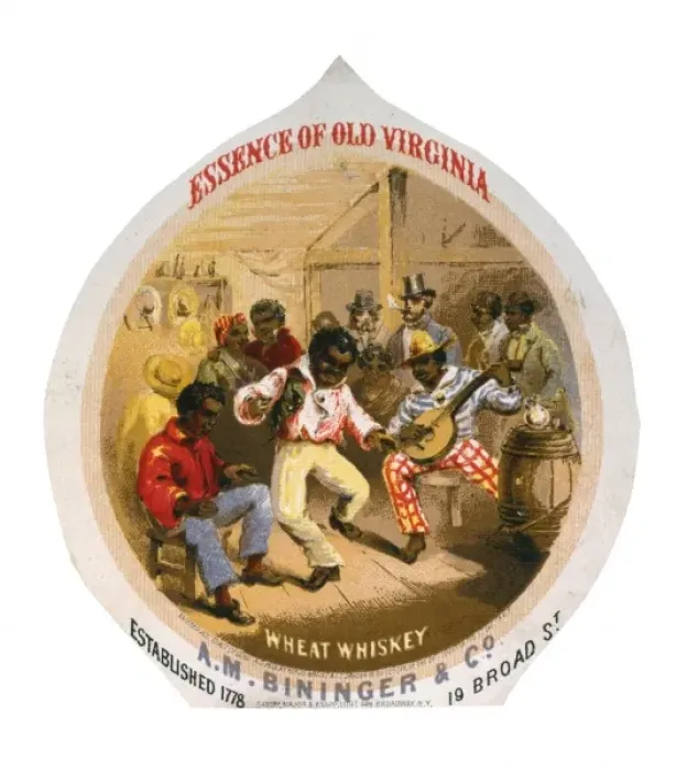 Framed Print : Essence of Old Virginia Wheat Whiskey, AM Bininger & Co Framed Print : Essence of Old Virginia Wheat Whiskey, AM Bininger & Co