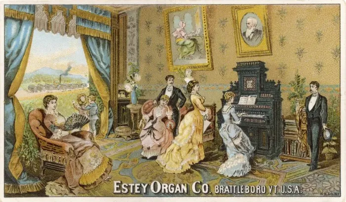 Framed Print : The Estey Organ at Home Framed Print : The Estey Organ at Home