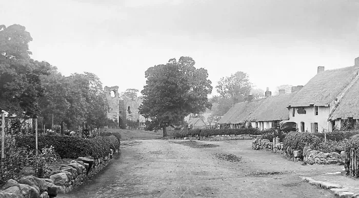 Framed Print : Etal near Berwick on Tweed Victorian period Framed Print : Etal near Berwick on Tweed Victorian period