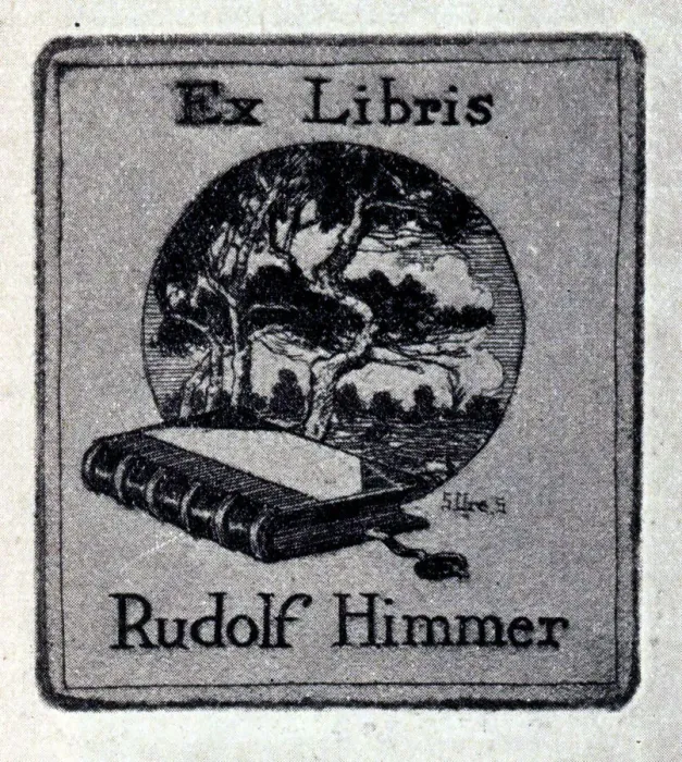 Framed Print : Etched Bookplate Design Framed Print : Etched Bookplate Design