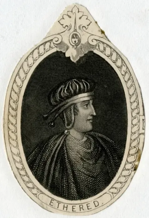 Framed Print : ETHELRED I (D. 871) Framed Print : ETHELRED I (D. 871)