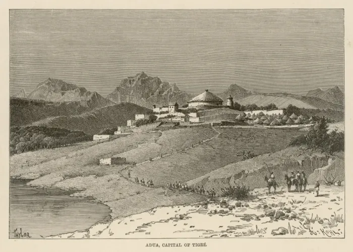Framed Print : Ethiopia / Adowa C1880 Framed Print : Ethiopia / Adowa C1880