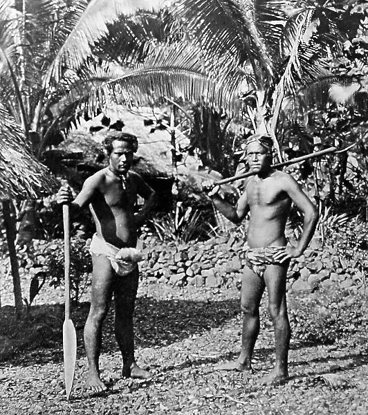 Ethnic tribesman, Pago Pago, American Samoa
