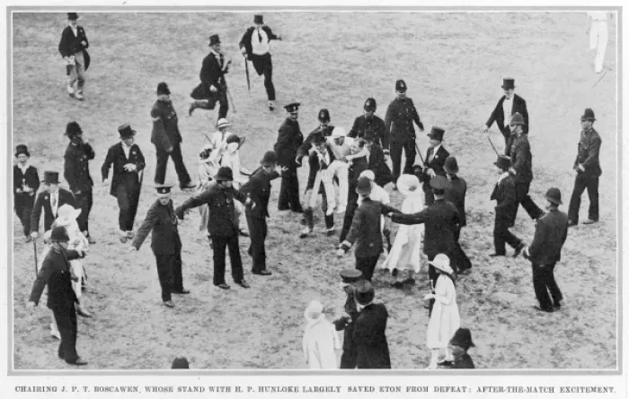 Framed Print : Eton and Harrow Match at Lords, 1925 Framed Print : Eton and Harrow Match at Lords, 1925
