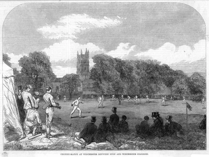 Framed Print : ETON VS WINCHESTER 1864 Framed Print : ETON VS WINCHESTER 1864