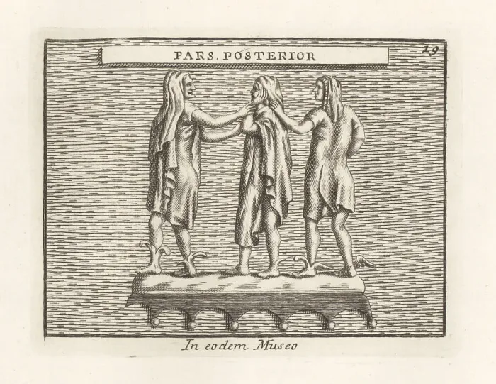 Framed Print : Etruscan mimes or actors in winged boots (rear view) Framed Print : Etruscan mimes or actors in winged boots (rear view)