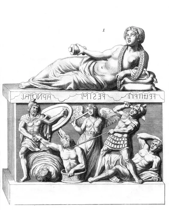 Framed Print : ETRUSCAN TOMB (1) Framed Print : ETRUSCAN TOMB (1)