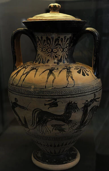 Etruscan vase (amphora), 525-490 B. C. Ny Carlsberg Glyptotek