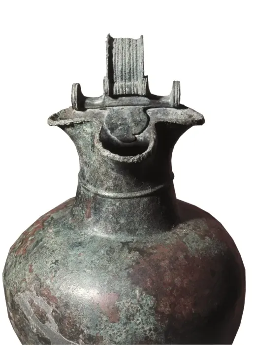 Framed Print : Etruscan vase. Bronze Framed Print : Etruscan vase. Bronze