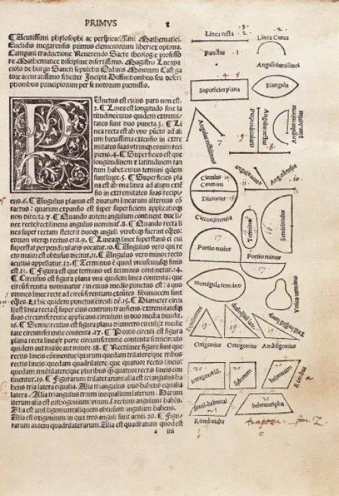 Framed Print : EUCLID (c. 300 BC). Greek mathematician and geometrician Framed Print : EUCLID (c. 300 BC). Greek mathematician and geometrician