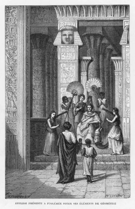 Framed Print : Euclid & Ptolemy Framed Print : Euclid & Ptolemy