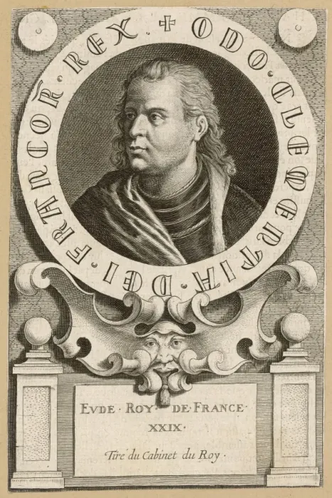 Framed Print : EUDES count of Paris, elected to French throne after the deposition of Charles the Emperor Framed Print : EUDES count of Paris, elected to French throne after the deposition of Charles the Emperor