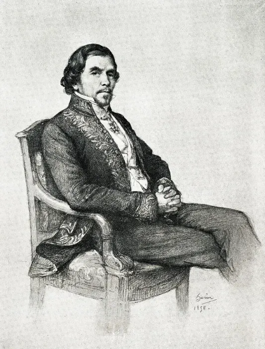 Framed Print : Eugene Delacroix, French artist Framed Print : Eugene Delacroix, French artist