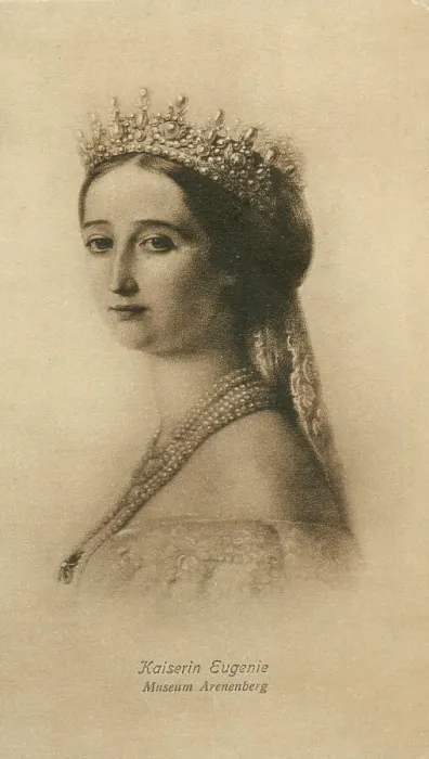 Framed Print : Eugenie de Montijo - French Empress Framed Print : Eugenie de Montijo - French Empress