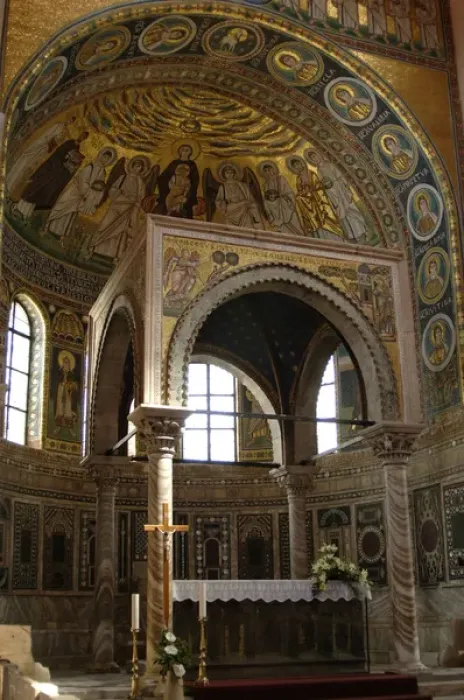 Framed Print : Euphrasian basilica. Ciborium Porec. Croatia Framed Print : Euphrasian basilica. Ciborium Porec. Croatia